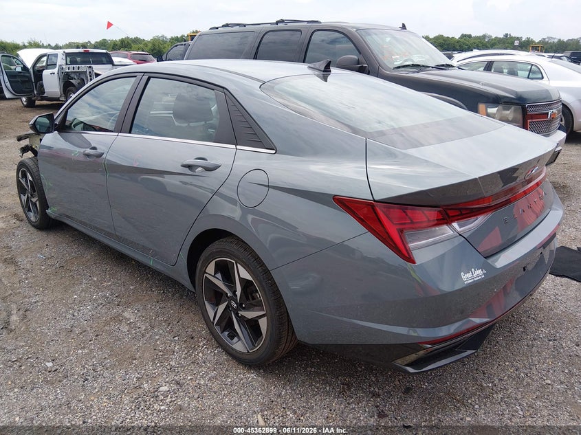 2022 Hyundai Elantra VIN KMHLN4AG6NU330349 IAAI salvage auction — FRONT END, Salvage Title, sold $4,650 on 2026-07-19 (photo 3)