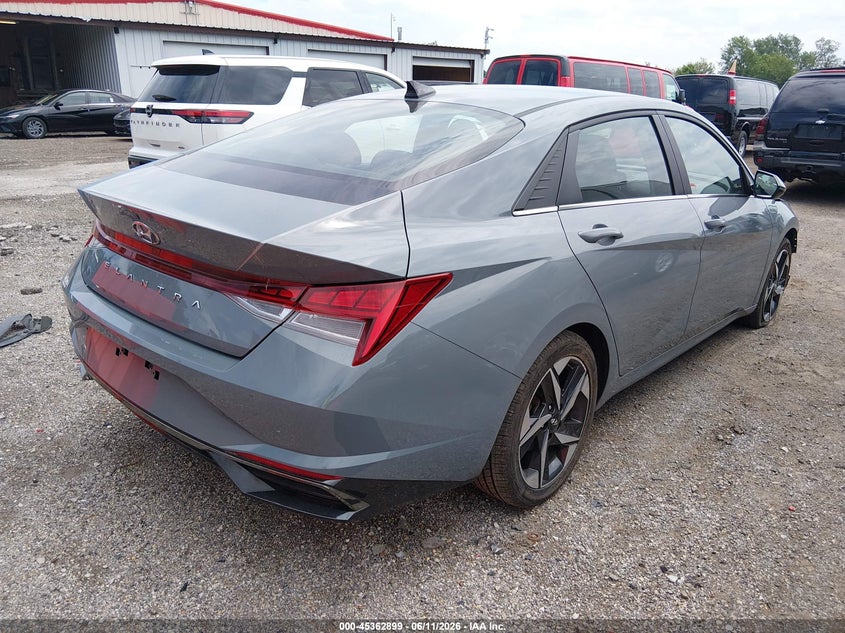 2022 Hyundai Elantra VIN KMHLN4AG6NU330349 IAAI salvage auction — FRONT END, Salvage Title, sold $4,650 on 2026-07-19 (photo 4)