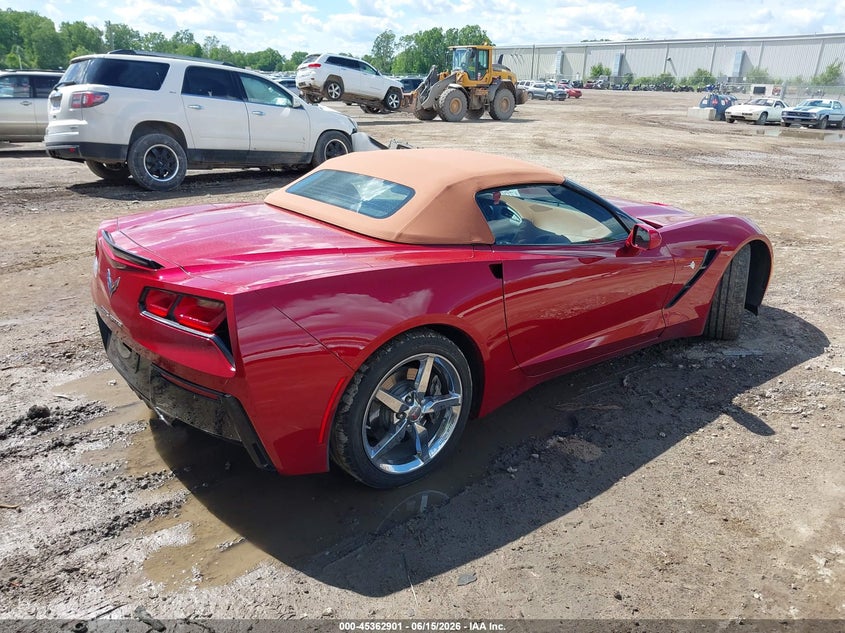 2015 Chevrolet Corvette VIN 1G1YF3D77F5103396 IAAI salvage auction — WATER/FLOOD, Salvage (Michigan), sold $14,700 on 2026-07-28 (photo 4)