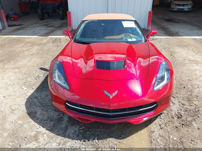 2015 Chevrolet Corvette VIN 1G1YF3D77F5103396 IAAI salvage auction — WATER/FLOOD, Salvage (Michigan), sold $14,700 on 2026-07-28 (photo 6)
