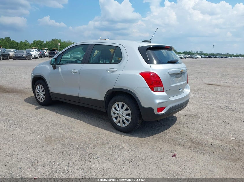 2017 Chevrolet Trax VIN KL7CJKSB7HB176576 IAAI salvage auction — NORMAL WEAR, Salvage Title, sold $2,250 on 2026-07-21 (photo 3)