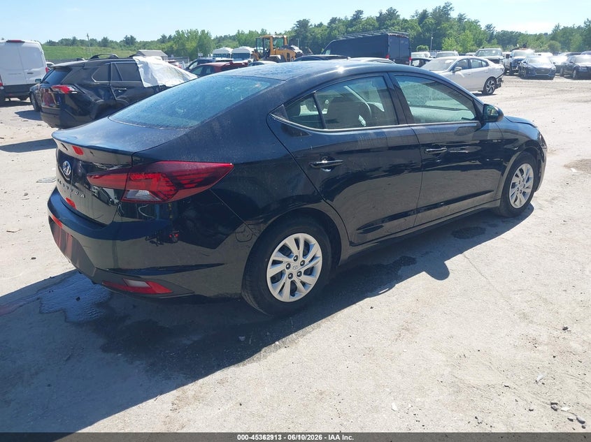 2020 Hyundai Elantra VIN 5NPD74LF1LH602904 IAAI salvage auction — NORMAL WEAR, Sf97 (New Hampshire), sold $4,050 on 2026-07-23 (photo 4)