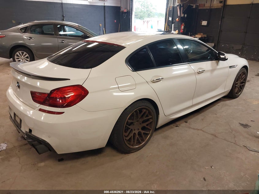 2015 BMW 6er VIN WBA6A0C5XFD318608 IAAI salvage auction — ENGINE DAMAGE, Salvage Title, sold $1,650 on 2026-07-21 (photo 4)