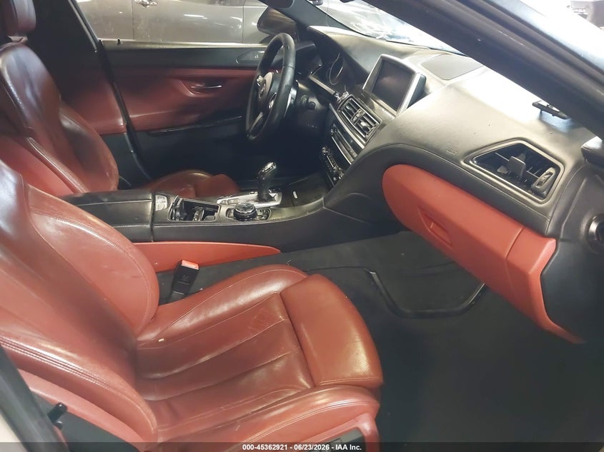 2015 BMW 6er VIN WBA6A0C5XFD318608 IAAI salvage auction — ENGINE DAMAGE, Salvage Title, sold $1,650 on 2026-07-21 (photo 5)