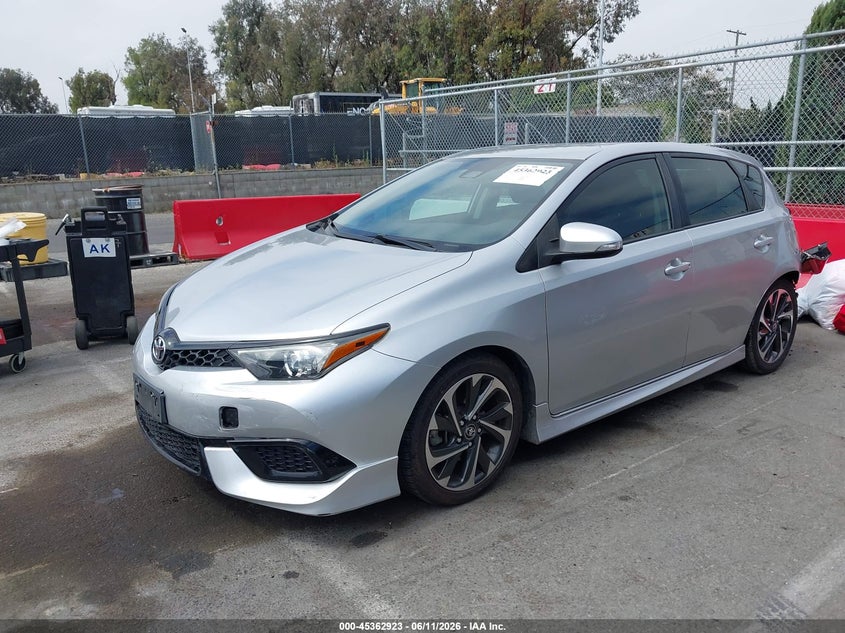 2018 Toyota Corolla VIN JTNKARJE0JJ555753 IAAI salvage auction — FRONT & REAR, Salvage (California), sold $2,075 on 2026-07-16 (photo 2)