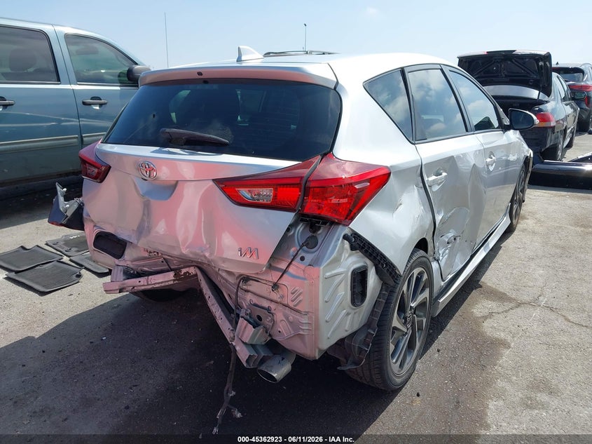2018 Toyota Corolla VIN JTNKARJE0JJ555753 IAAI salvage auction — FRONT & REAR, Salvage (California), sold $2,075 on 2026-07-16 (photo 6)