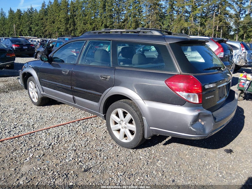 2009 Subaru Outback VIN 4S4BP61C897326371 IAAI salvage auction — FRONT END, Bill Of Sale (Washington), sold $450 on 2026-07-24 (photo 3)