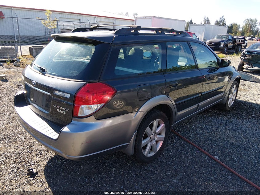 2009 Subaru Outback VIN 4S4BP61C897326371 IAAI salvage auction — FRONT END, Bill Of Sale (Washington), sold $450 on 2026-07-24 (photo 4)