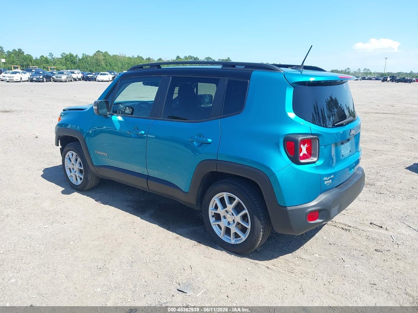 2021 Jeep Renegade VIN ZACNJDD19MPN30395 IAAI salvage auction — FRONT END, Certificate Of Destruction (Florida), sold $3,300 on 2026-07-10 (photo 3)