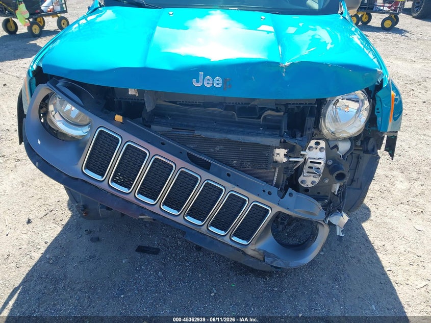 2021 Jeep Renegade VIN ZACNJDD19MPN30395 IAAI salvage auction — FRONT END, Certificate Of Destruction (Florida), sold $3,300 on 2026-07-10 (photo 6)