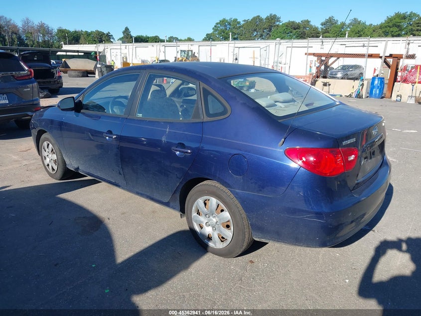 2007 Hyundai Elantra VIN KMHDU46D27U253973 IAAI salvage auction — FRONT END, Salvage (South Carolina), sold $425 on 2026-07-13 (photo 3)