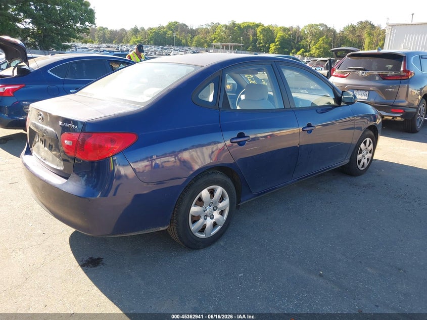 2007 Hyundai Elantra VIN KMHDU46D27U253973 IAAI salvage auction — FRONT END, Salvage (South Carolina), sold $425 on 2026-07-13 (photo 4)