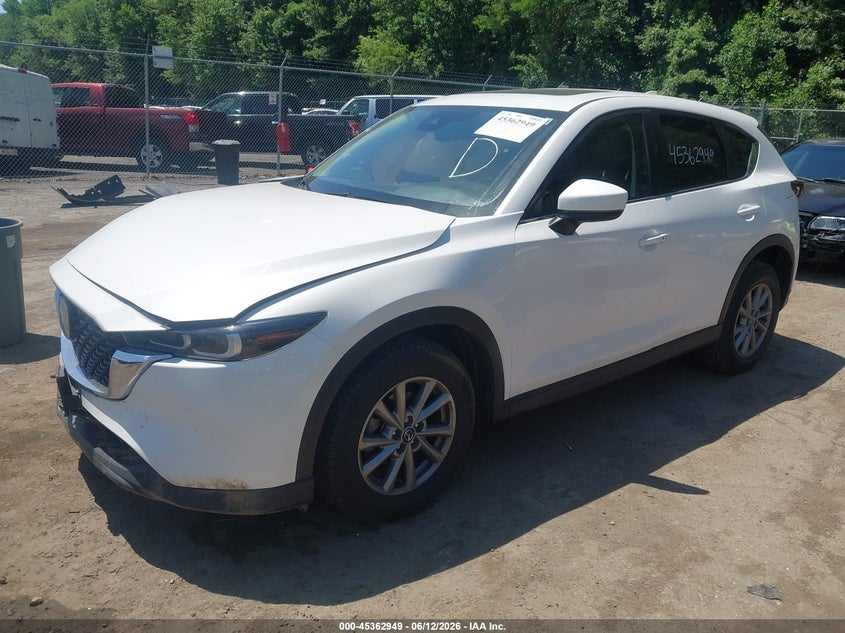 2022 Mazda Cx-5 VIN JM3KFBCMXN1594459 IAAI salvage auction — RIGHT FRONT, Salvage - Greater Than 75% (Maryland), sold $5,300 on 2026-07-28 (photo 2)