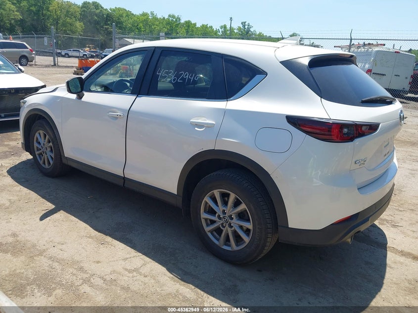 2022 Mazda Cx-5 VIN JM3KFBCMXN1594459 IAAI salvage auction — RIGHT FRONT, Salvage - Greater Than 75% (Maryland), sold $5,300 on 2026-07-28 (photo 3)