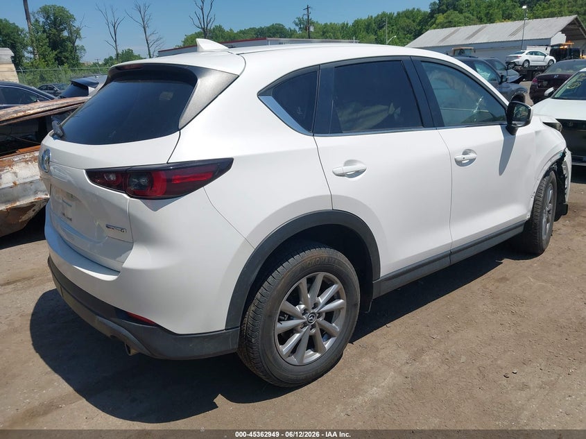 2022 Mazda Cx-5 VIN JM3KFBCMXN1594459 IAAI salvage auction — RIGHT FRONT, Salvage - Greater Than 75% (Maryland), sold $5,300 on 2026-07-28 (photo 4)