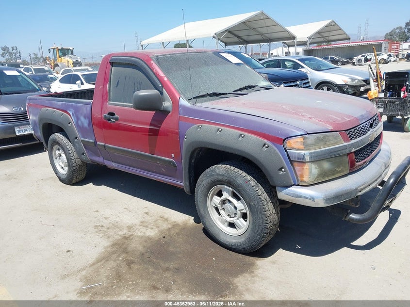2006 Chevrolet Colorado VIN 1GCCS146668135103 IAAI salvage auction — NORMAL WEAR, Clear - Dealer Only (Kansas), sold $450 on 2026-07-08 (photo 1)