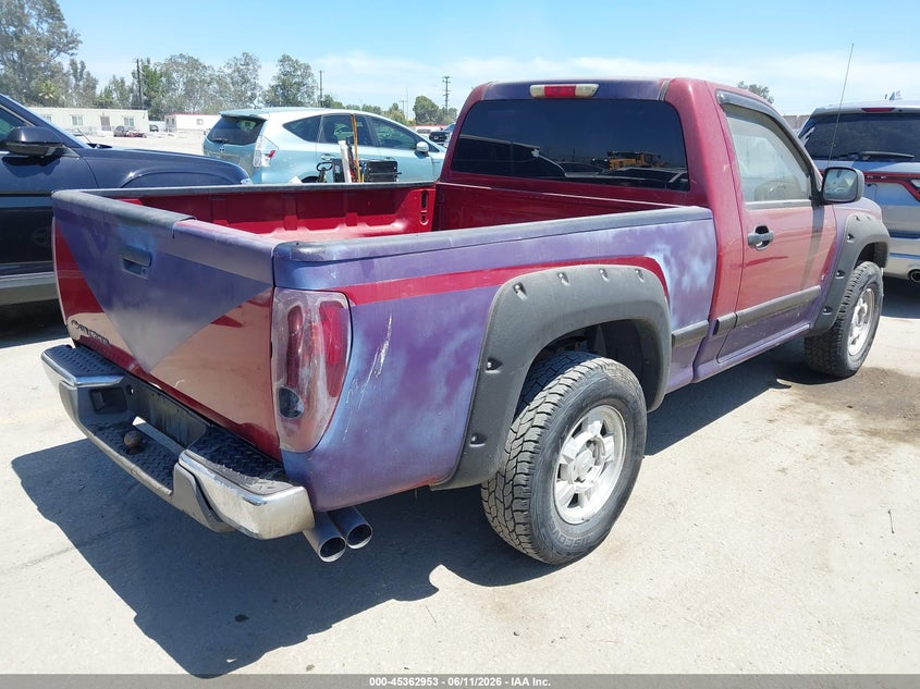 2006 Chevrolet Colorado VIN 1GCCS146668135103 IAAI salvage auction — NORMAL WEAR, Clear - Dealer Only (Kansas), sold $450 on 2026-07-08 (photo 4)