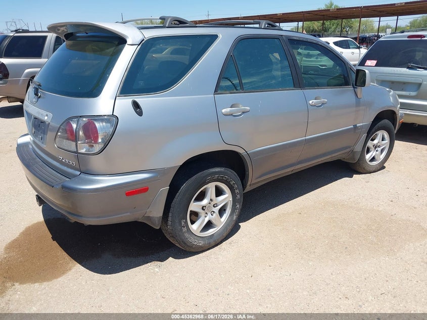 2001 Lexus Rx 300 VIN JTJHF10U910225655 IAAI salvage auction — SIDE, Clear (Arizona), sold $825 on 2026-07-16 (photo 4)