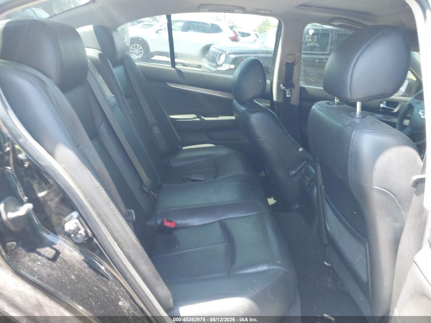 2013 Infiniti G VIN JN1CV6AP9DM304765 IAAI salvage auction — FRONT & REAR, Salvage (Ohio), sold $550 on 2026-07-13 (photo 8)