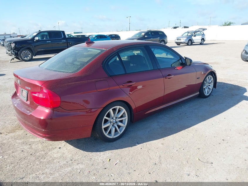 2011 BMW 3 series VIN WBAPH7C52BE674550 IAAI salvage auction — FRONT END, Salvage (Texas), sold $350 on 2026-07-29 (photo 4)