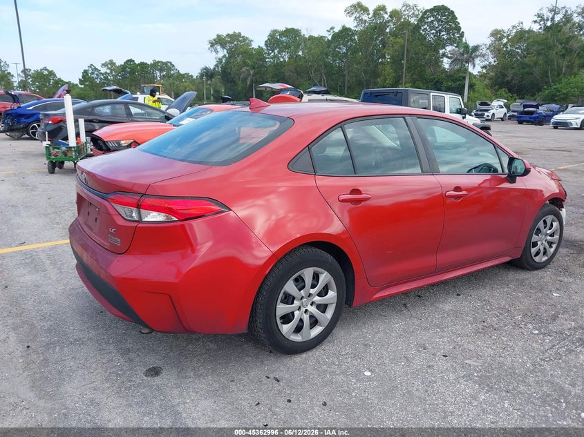 2020 Toyota Corolla VIN 5YFEPRAE1LP050237 IAAI salvage auction — FRONT END, Certificate Of Destruction (Florida), sold $4,100 on 2026-07-06 (photo 4)
