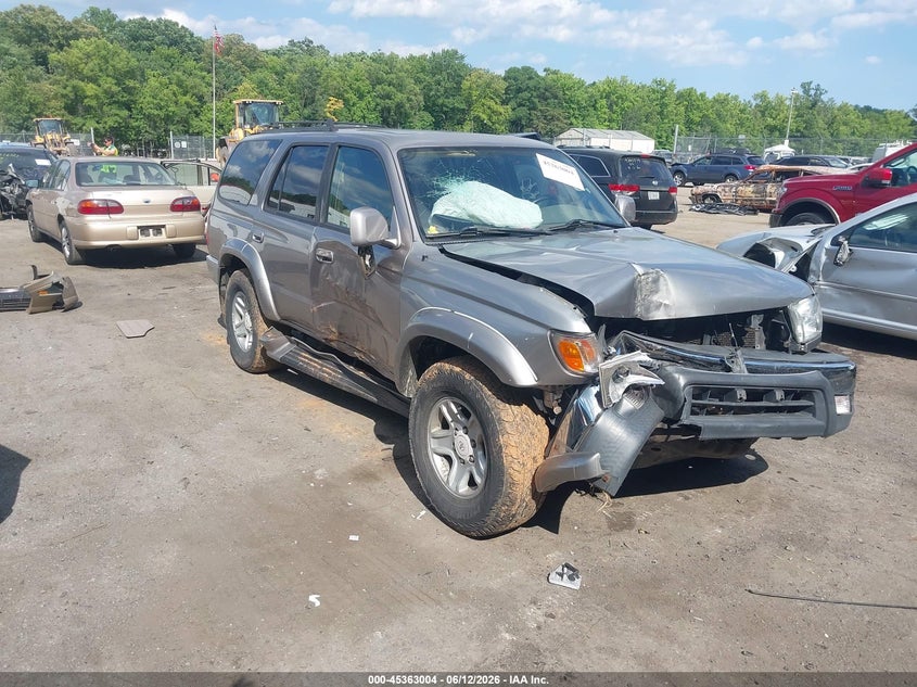 2001 Toyota 4runner VIN JT3HN86R310356232 IAAI salvage auction — FRONT END, Salvage - Greater Than 75% (Maryland), sold $675 on 2026-08-01 (photo 1)