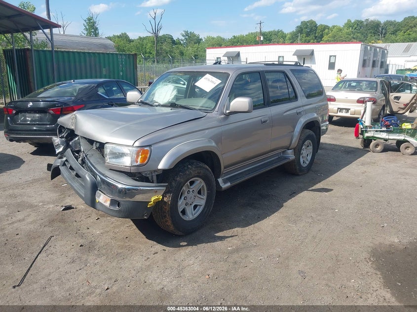 2001 Toyota 4runner VIN JT3HN86R310356232 IAAI salvage auction — FRONT END, Salvage - Greater Than 75% (Maryland), sold $675 on 2026-08-01 (photo 2)