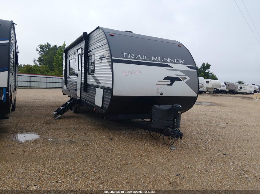 2022 Heartland Trail runner VIN 5SFEB3023NE505265 IAAI salvage auction — HAIL, Original (Texas), sold $25 on 2026-07-29 (photo 1)