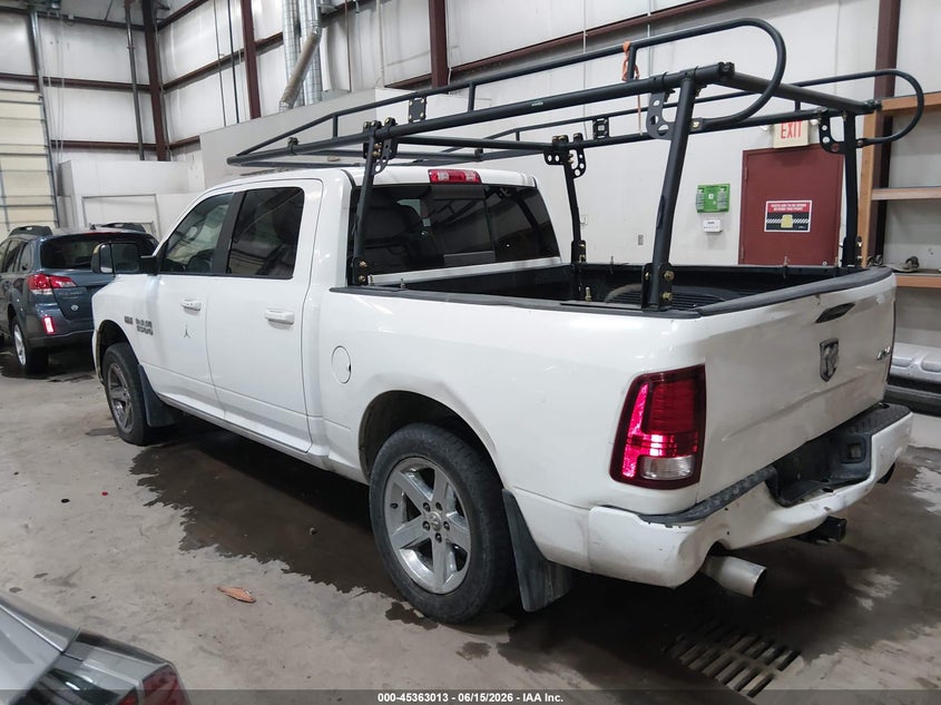 2014 Ram 1500 VIN 1C6RR7MT1ES184040 IAAI salvage auction — FRONT & REAR, Salvage (Idaho), sold $1,300 on 2026-07-10 (photo 3)