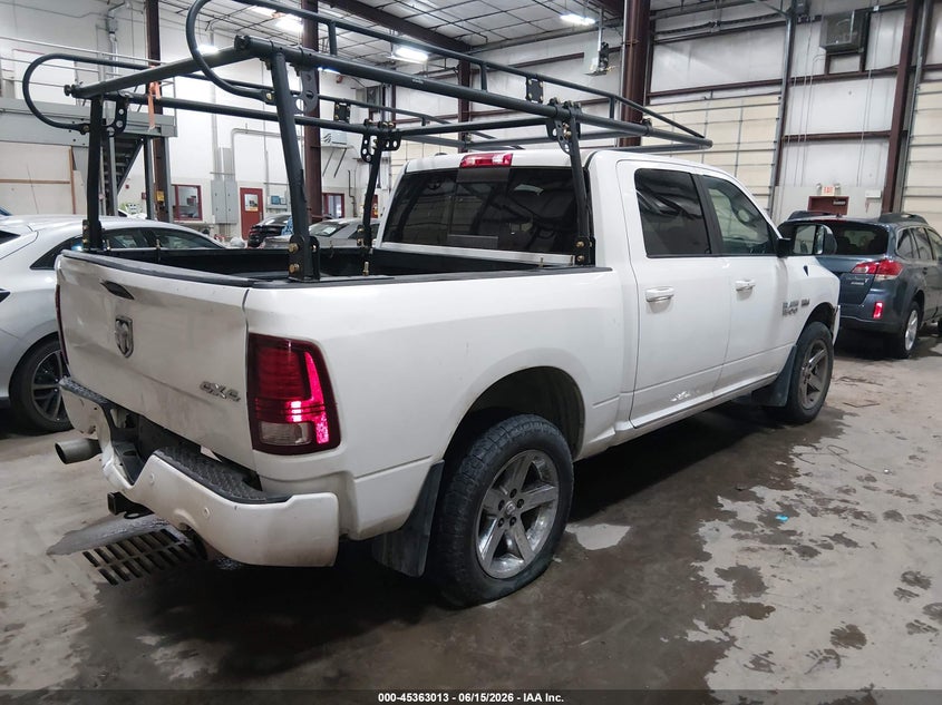 2014 Ram 1500 VIN 1C6RR7MT1ES184040 IAAI salvage auction — FRONT & REAR, Salvage (Idaho), sold $1,300 on 2026-07-10 (photo 4)