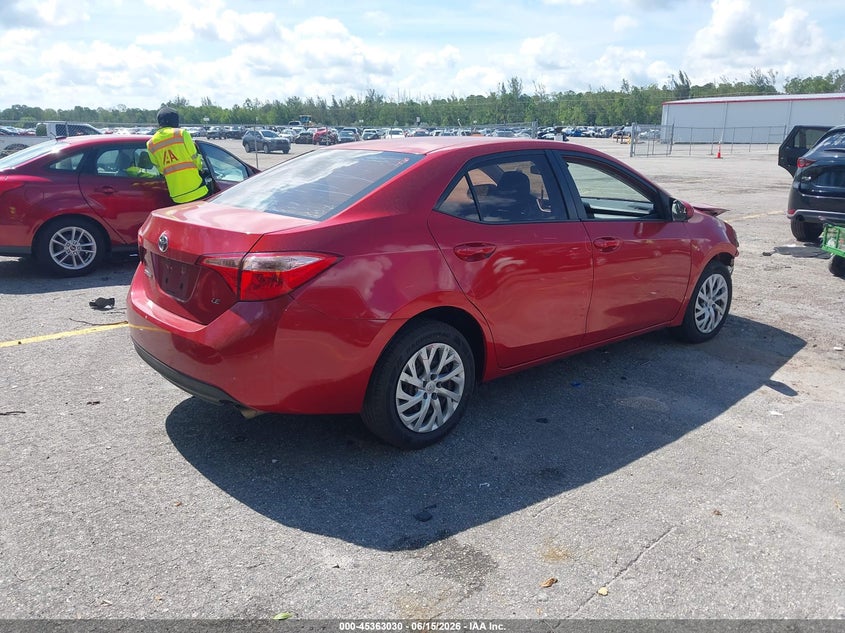 2018 Toyota Corolla VIN 5YFBURHEXJP766519 IAAI salvage auction — FRONT END, Rebuildable (Florida), sold $4,000 on 2026-07-13 (photo 4)