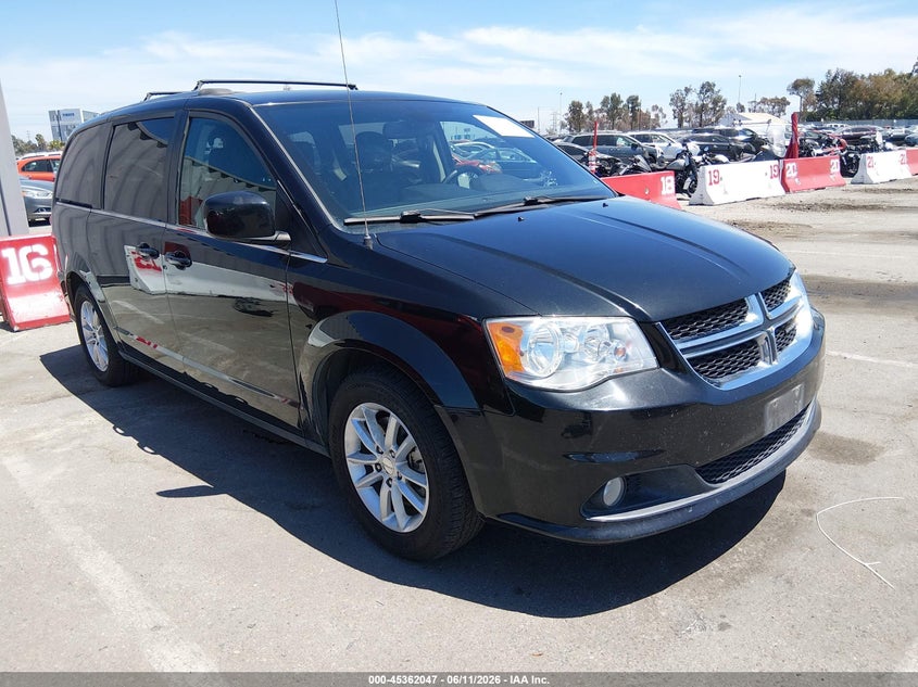 2019 Dodge Caravan VIN 2C4RDGCG5KR662176 IAAI salvage auction — REPOSSESSION, Clear - Dealer Only (California), sold $1,850 on 2026-07-09 (photo 1)