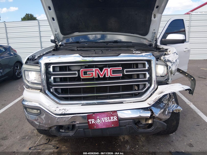 2016 Gmc VIN 3GTU2MECXGG333026 IAAI salvage auction — FRONT END, Salvage Title, sold $1,250 on 2026-08-24 (photo 6)