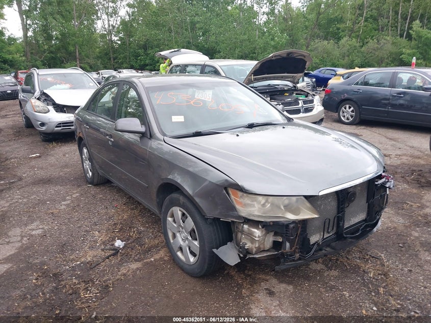 2009 Hyundai Sonata VIN 5NPET46C69H438236 IAAI salvage auction — FRONT END, Salvage (Ohio), sold $300 on 2026-07-14 (photo 1)