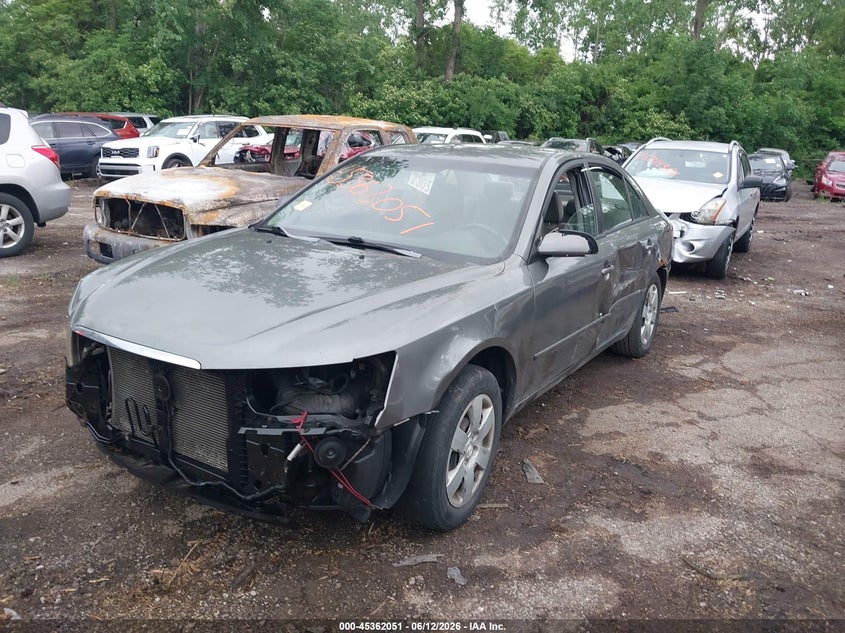 2009 Hyundai Sonata VIN 5NPET46C69H438236 IAAI salvage auction — FRONT END, Salvage (Ohio), sold $300 on 2026-07-14 (photo 2)