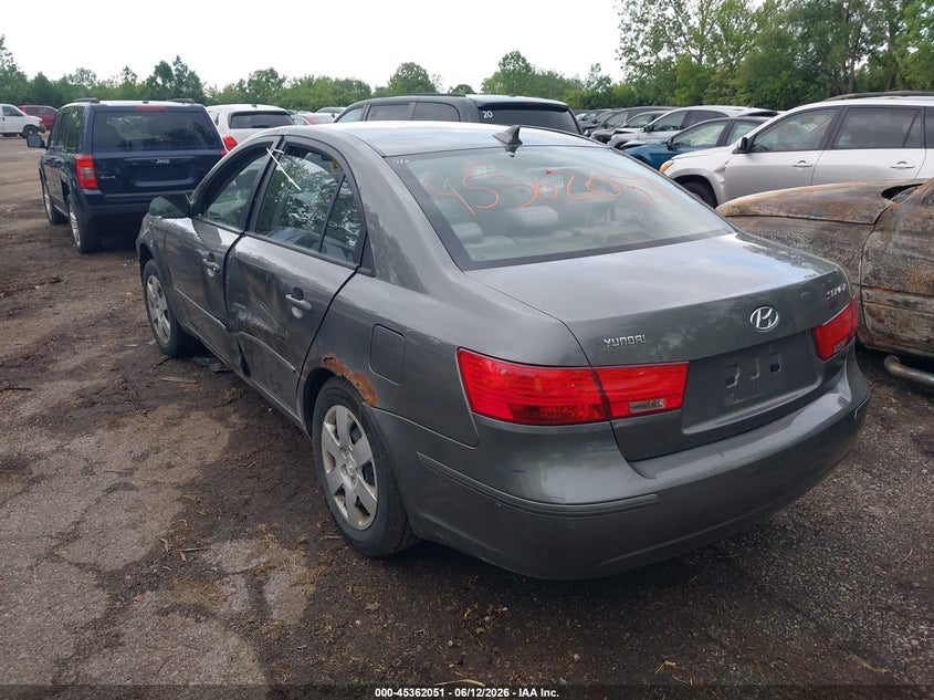 2009 Hyundai Sonata VIN 5NPET46C69H438236 IAAI salvage auction — FRONT END, Salvage (Ohio), sold $300 on 2026-07-14 (photo 3)
