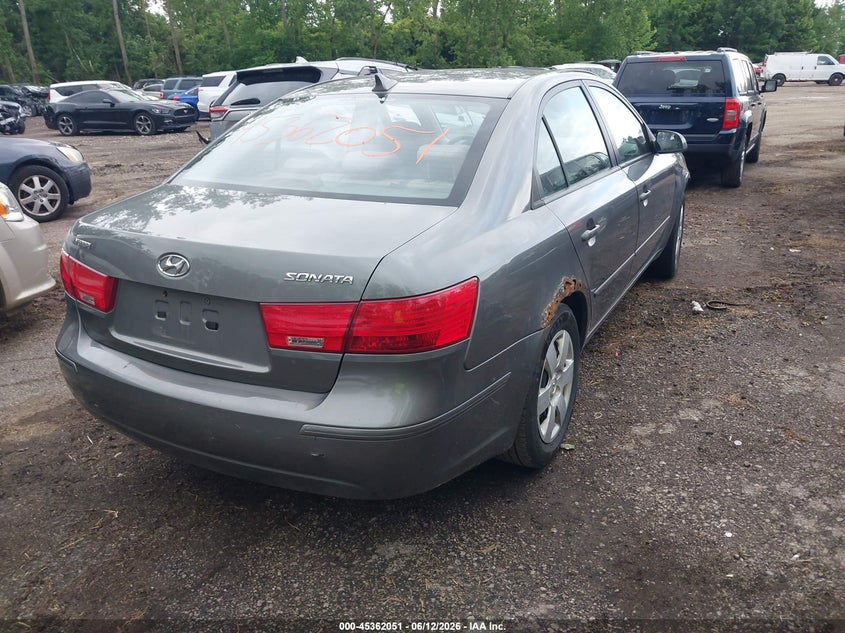 2009 Hyundai Sonata VIN 5NPET46C69H438236 IAAI salvage auction — FRONT END, Salvage (Ohio), sold $300 on 2026-07-14 (photo 4)