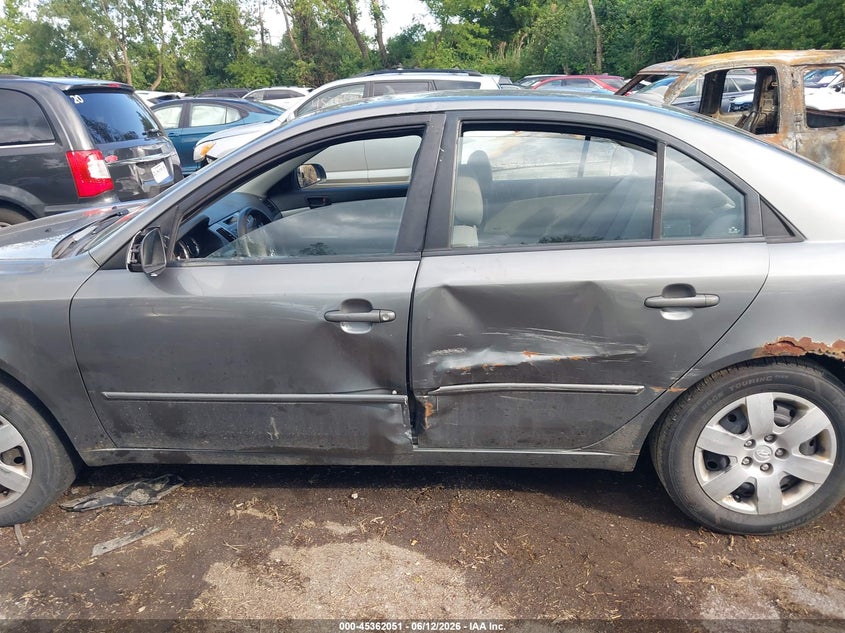 2009 Hyundai Sonata VIN 5NPET46C69H438236 IAAI salvage auction — FRONT END, Salvage (Ohio), sold $300 on 2026-07-14 (photo 6)