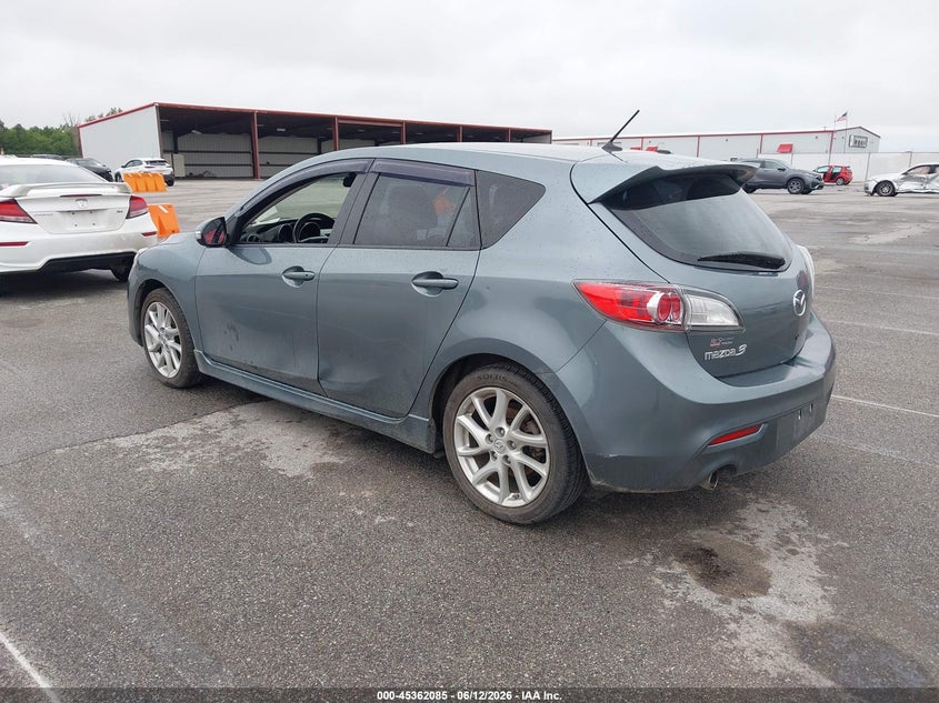 2012 Mazda 3 VIN JM1BL1L55C1501753 IAAI salvage auction — RIGHT SIDE, Salvage (Indiana), sold $225 on 2026-07-23 (photo 3)