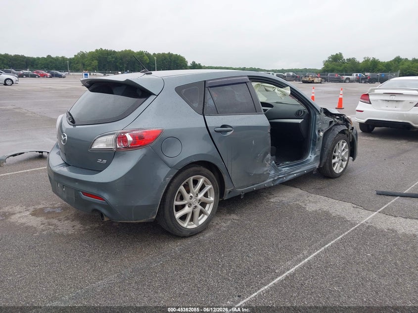2012 Mazda 3 VIN JM1BL1L55C1501753 IAAI salvage auction — RIGHT SIDE, Salvage (Indiana), sold $225 on 2026-07-23 (photo 4)