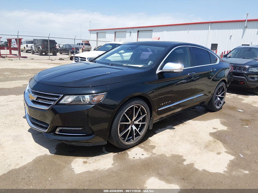 2015 Chevrolet Impala VIN 1G1165S37FU122243 IAAI salvage auction — HAIL, Salvage Title, sold $425 on 2026-07-24 (photo 2)