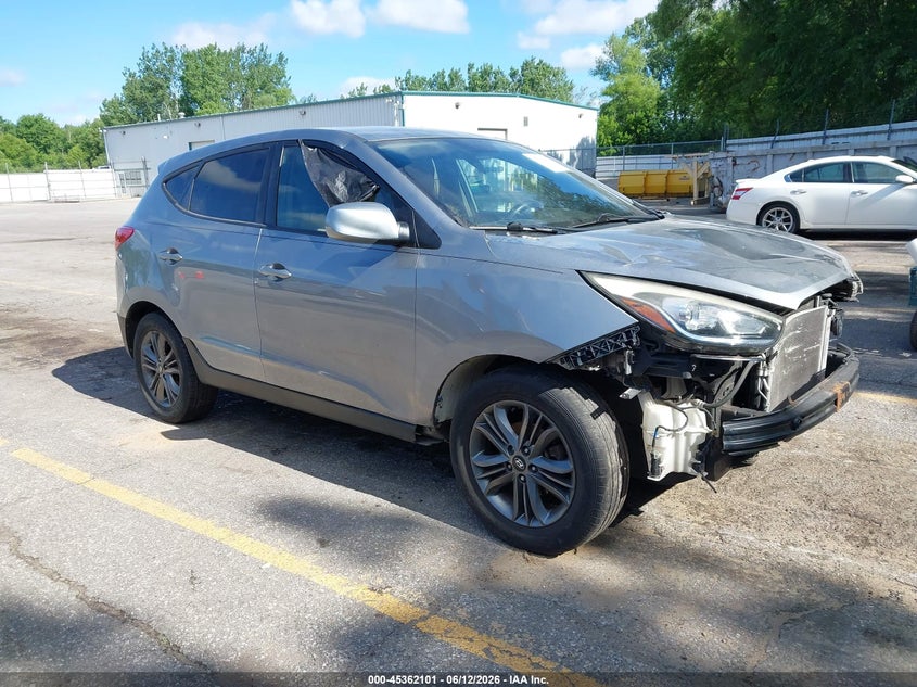 2015 Hyundai Tucson VIN KM8JT3AF1FU116868 IAAI salvage auction — NORMAL WEAR, Clear (Michigan), sold $675 on 2026-07-06 (photo 1)