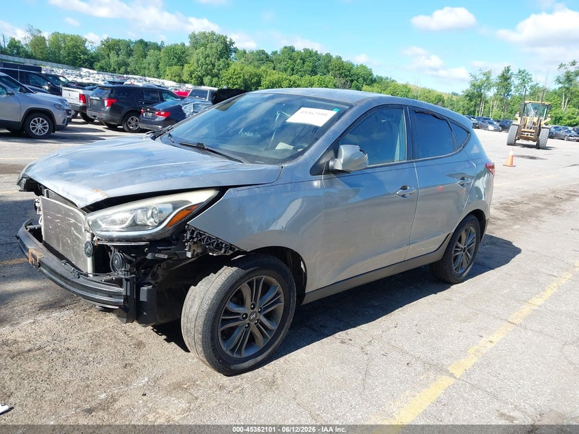 2015 Hyundai Tucson VIN KM8JT3AF1FU116868 IAAI salvage auction — NORMAL WEAR, Clear (Michigan), sold $675 on 2026-07-06 (photo 2)