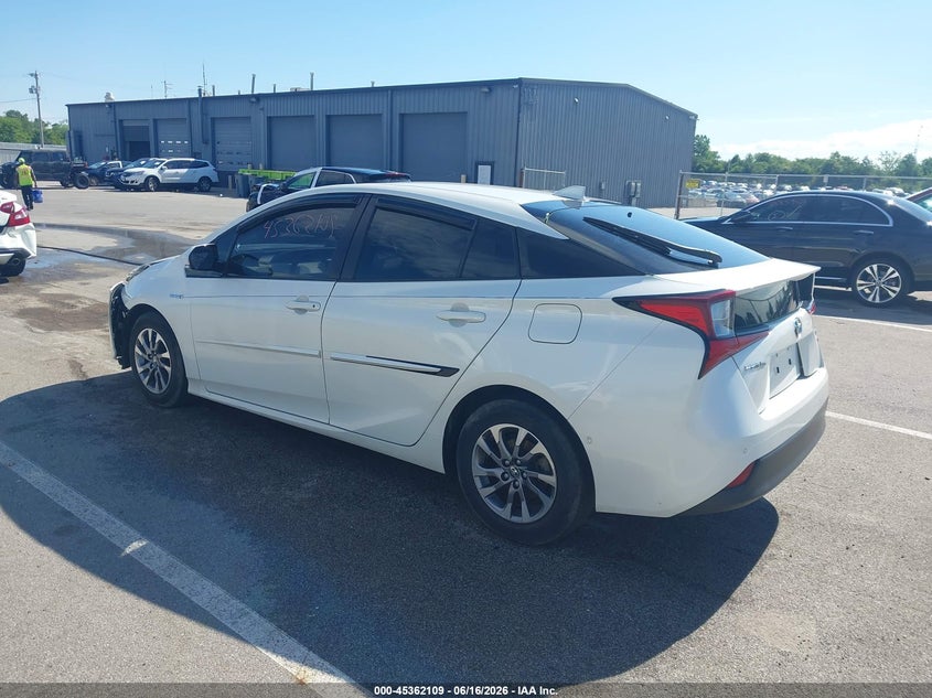 2019 Toyota Prius VIN JTDKARFU8K3073171 IAAI salvage auction — FRONT END, Clear (Indiana), sold $4,850 on 2026-07-15 (photo 3)
