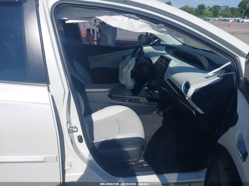 2019 Toyota Prius VIN JTDKARFU8K3073171 IAAI salvage auction — FRONT END, Clear (Indiana), sold $4,850 on 2026-07-15 (photo 5)