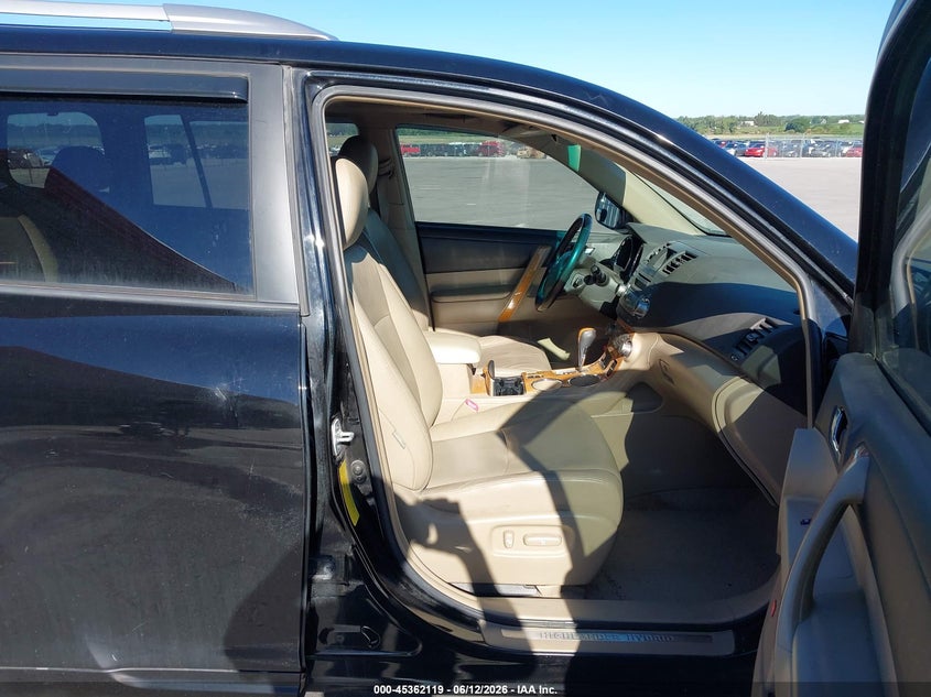 2008 Toyota Highlander hybrid VIN JTEEW44A382019734 IAAI salvage auction — LEFT REAR, Certificate Of Title (Nebraska), sold $875 on 2026-07-09 (photo 5)