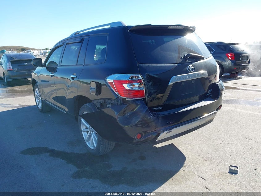 2008 Toyota Highlander hybrid VIN JTEEW44A382019734 IAAI salvage auction — LEFT REAR, Certificate Of Title (Nebraska), sold $875 on 2026-07-09 (photo 6)