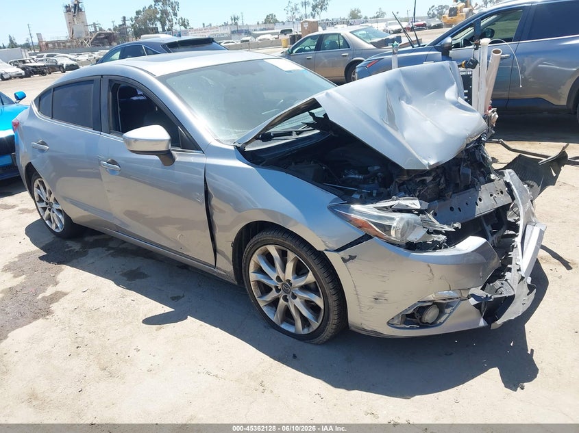 2014 Mazda 3 VIN JM1BM1W3XE1200485 IAAI salvage auction — NORMAL WEAR, Clear - Dealer Only (California), sold $550 on 2026-07-15 (photo 1)