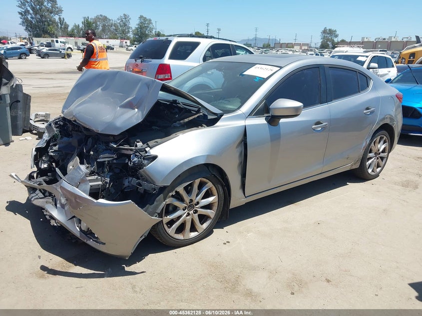 2014 Mazda 3 VIN JM1BM1W3XE1200485 IAAI salvage auction — NORMAL WEAR, Clear - Dealer Only (California), sold $550 on 2026-07-15 (photo 2)