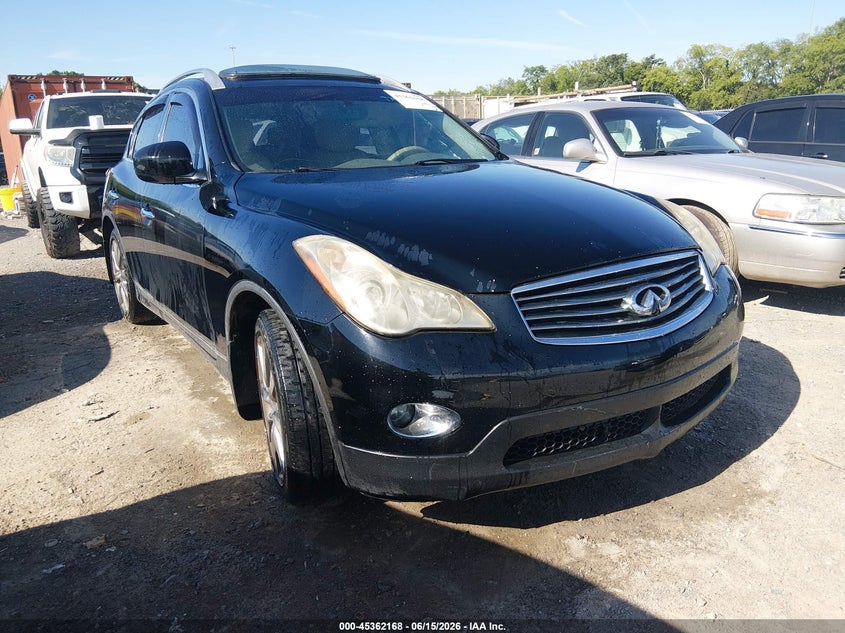 2009 Infiniti Ex35 VIN JNKAJ09E59M900042 IAAI salvage auction — NORMAL WEAR, Clear (Tennessee), sold $25 on 2026-07-23 (photo 1)